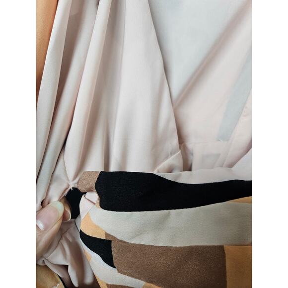 Hutch Large Geo Wrap Mini Dress Large Anthropologie - Picture 9 of 14